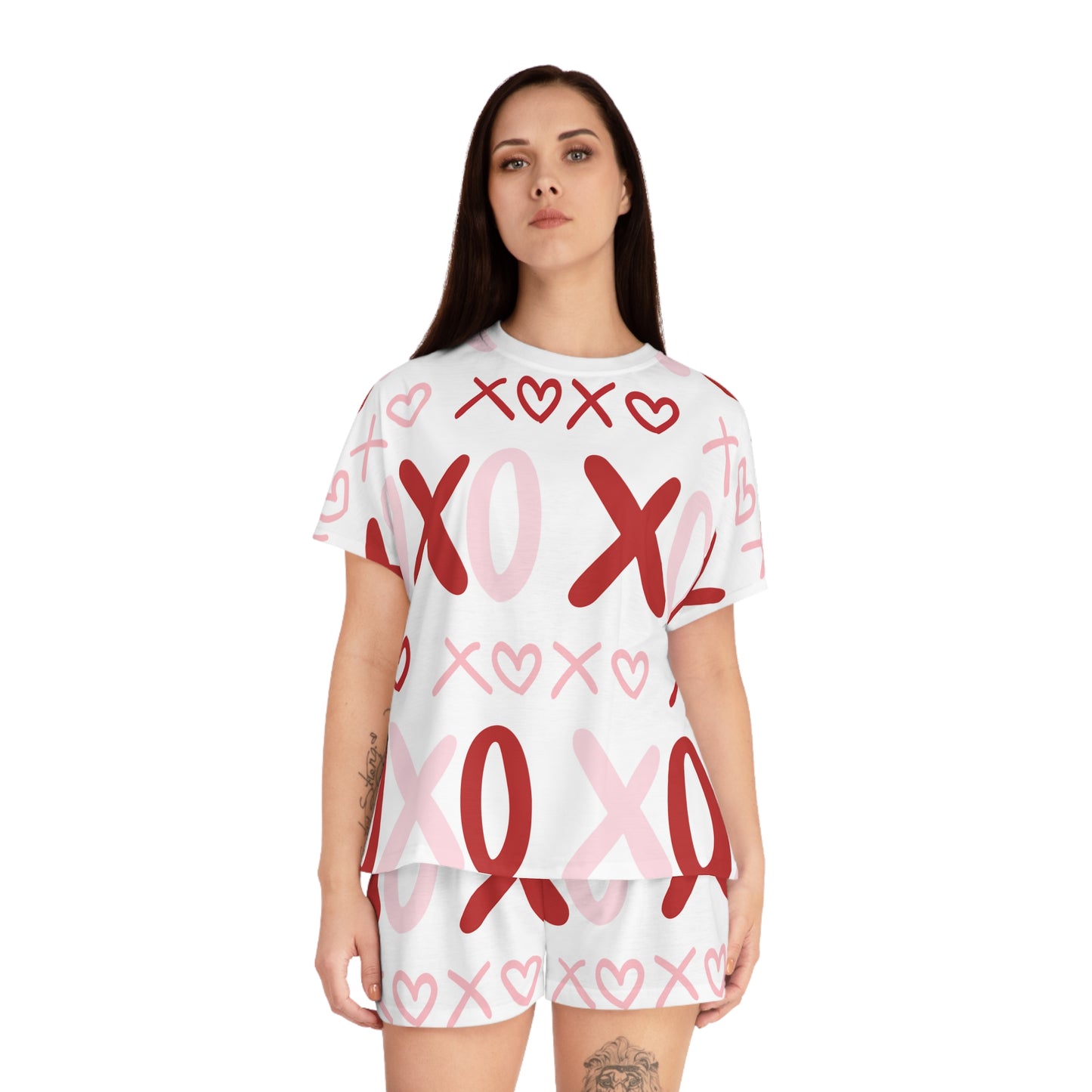 Women's XOXO Heart Pajama Set — Valentine’s Short Sleepwear