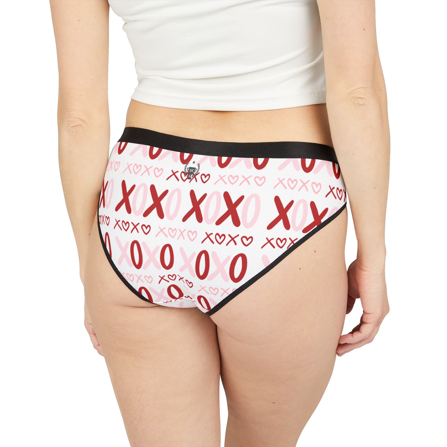 Women's Bikini Underwear — XOXO Valentine Pattern