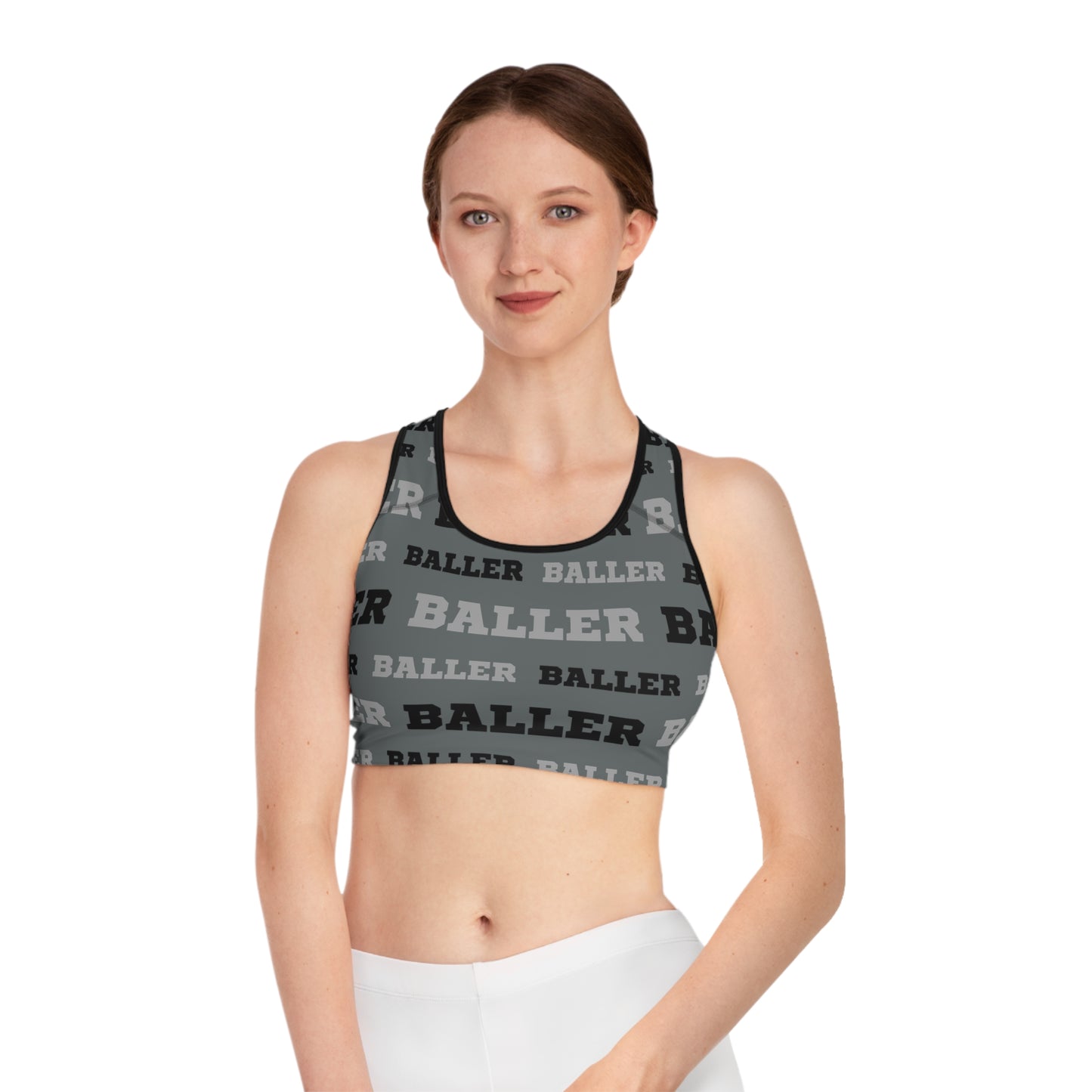 Baller Sports Bra - Gray