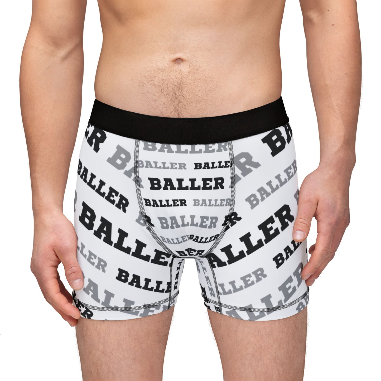 Baller Boxers - White