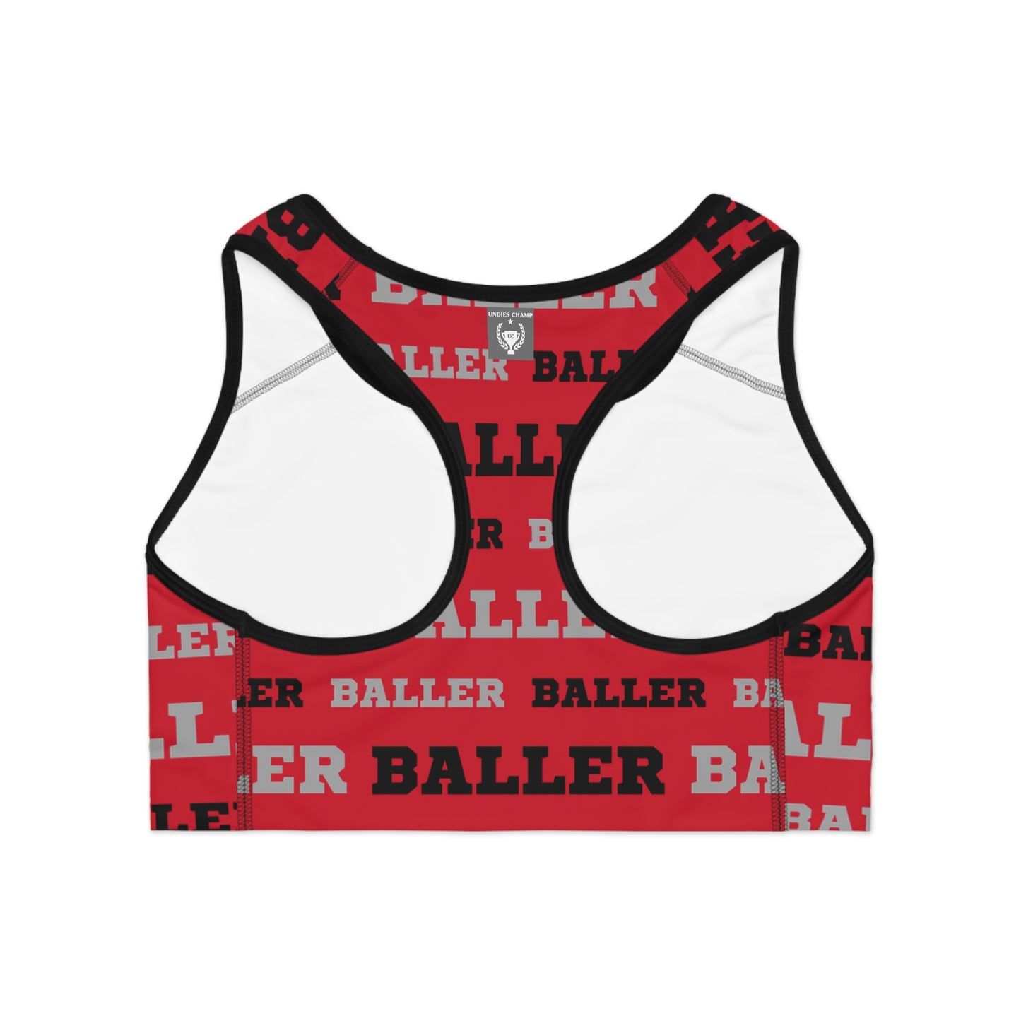 Baller Sports Bra - Red