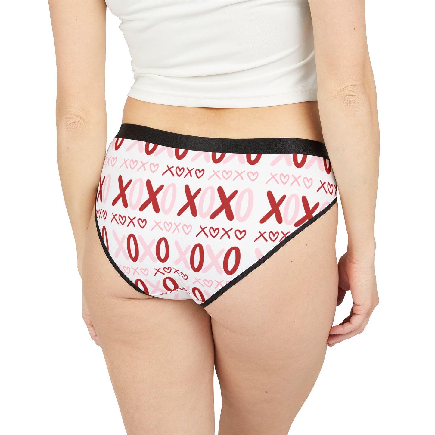 Women's Bikini Underwear — XOXO Valentine Pattern