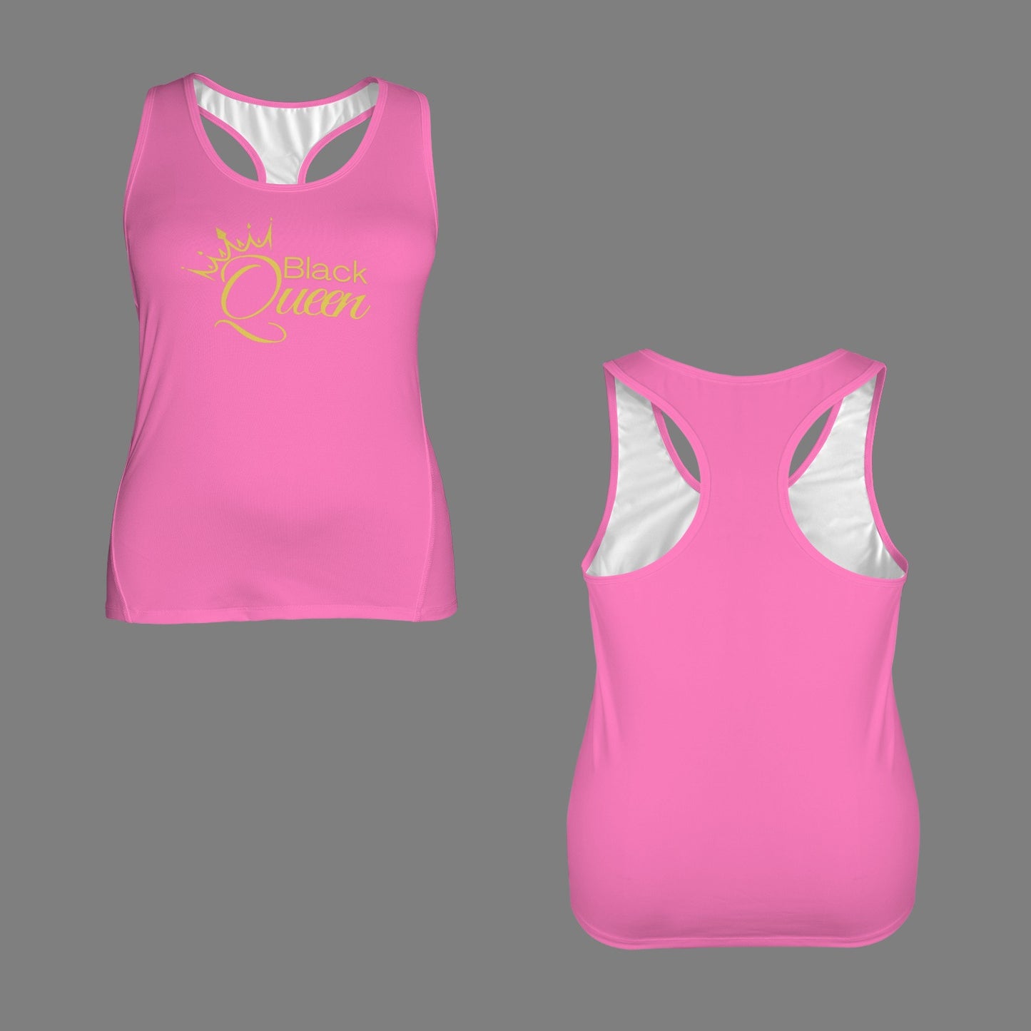 Black Queen Racerback Tank Top
