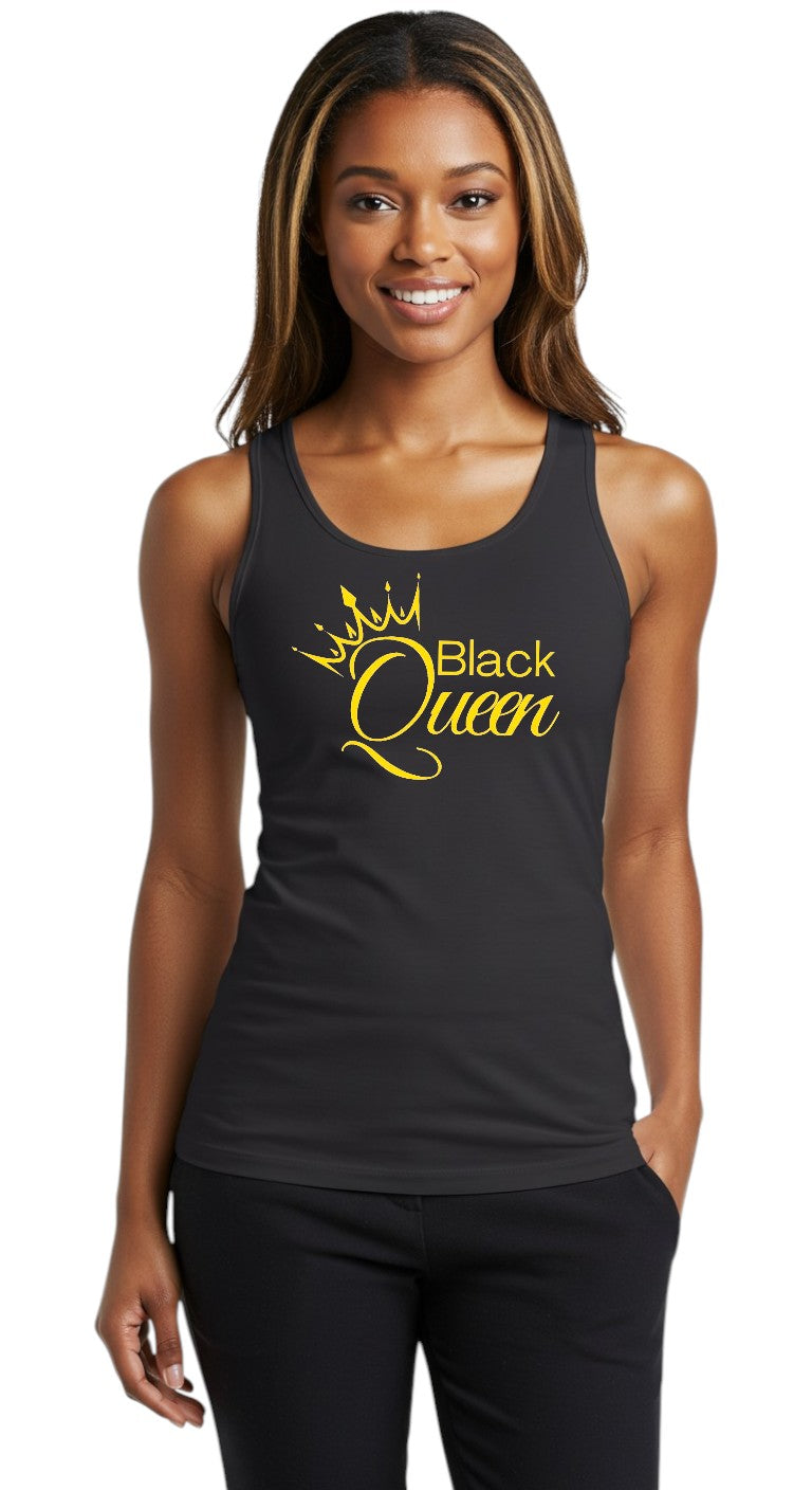 Black Queen Racerback Tank Top