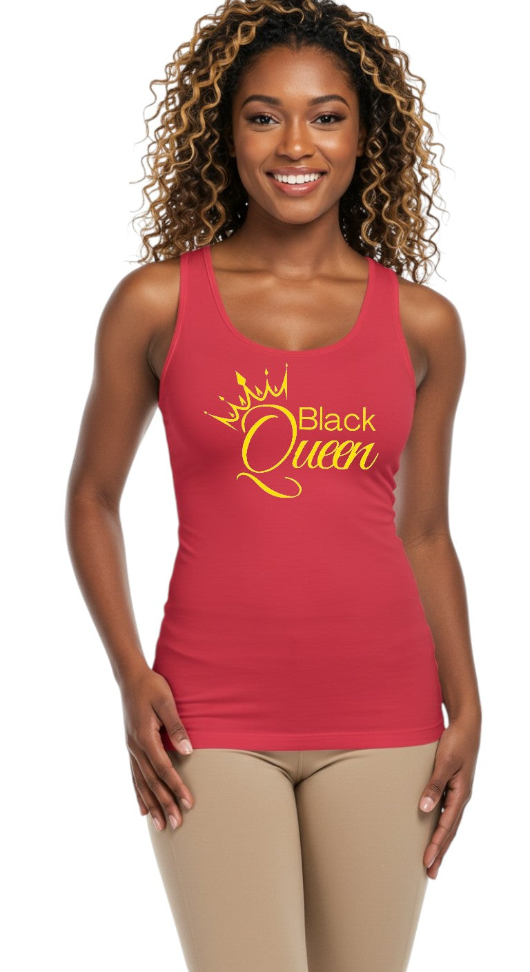 Black Queen Racerback Tank Top