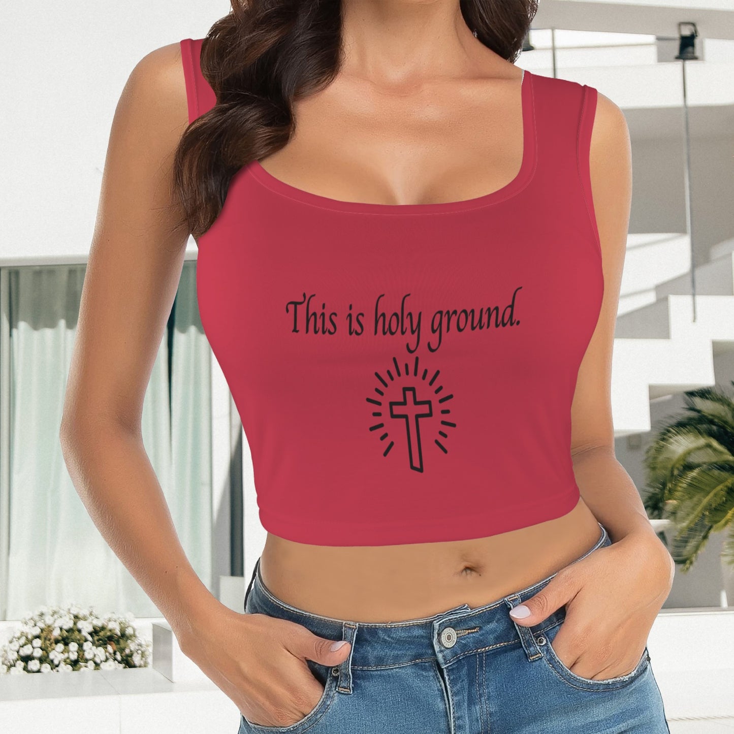 Holy Ground Tank Top - Red