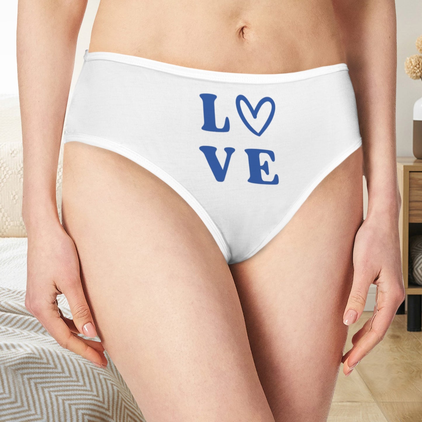 Love Panties - Blue and White