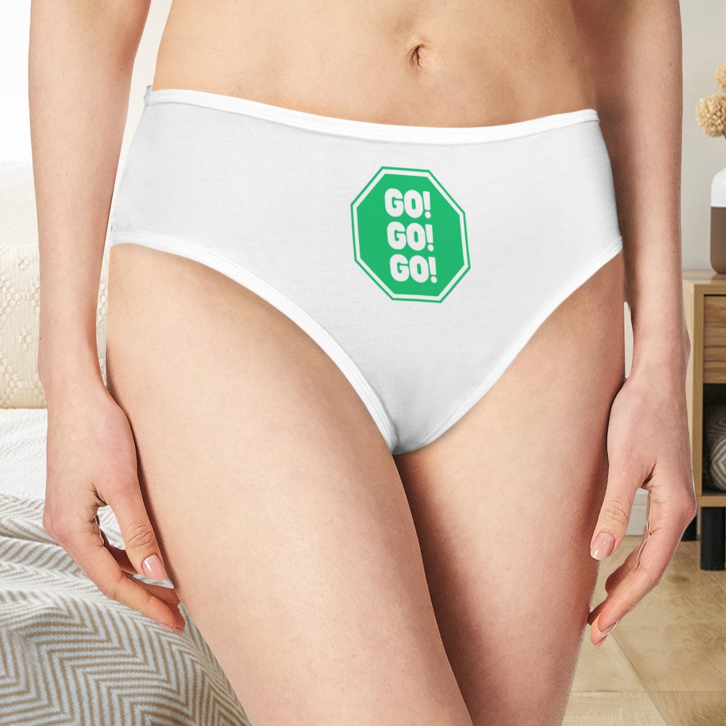 Go Go Go Panties - White