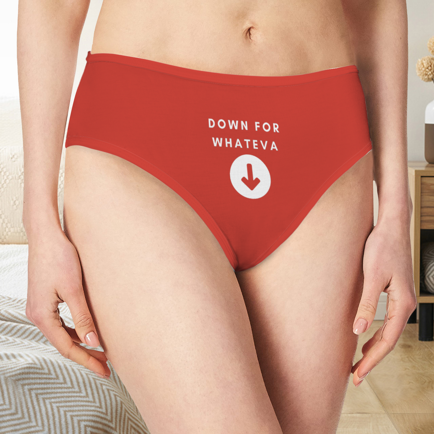 Down for Whateva Panties - Red