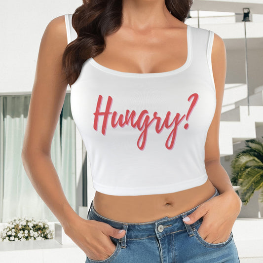 Hungry Tank Top - White