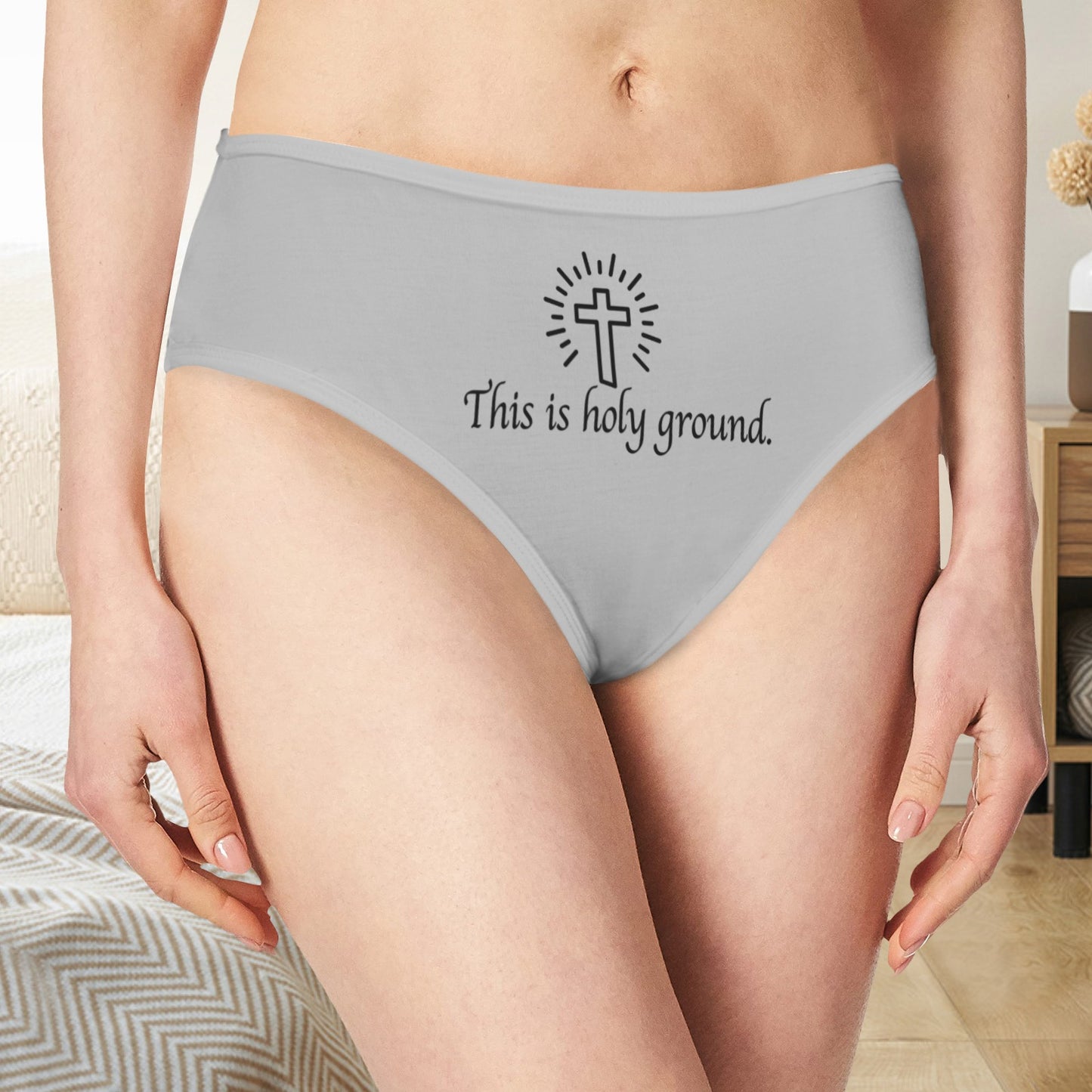 This is Holy Ground Panties - Gray
