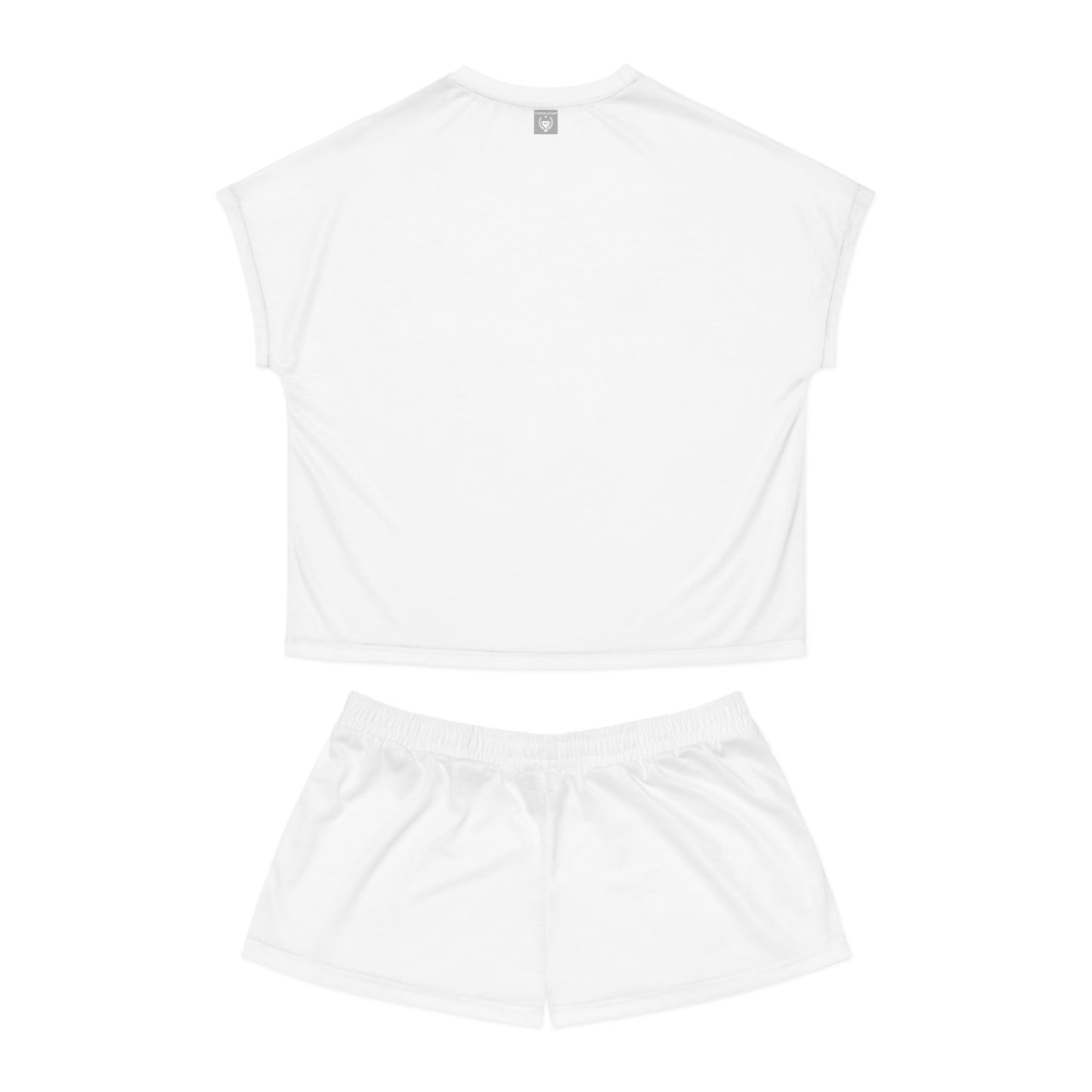 Blue and Gold Africa Short Pajama Set