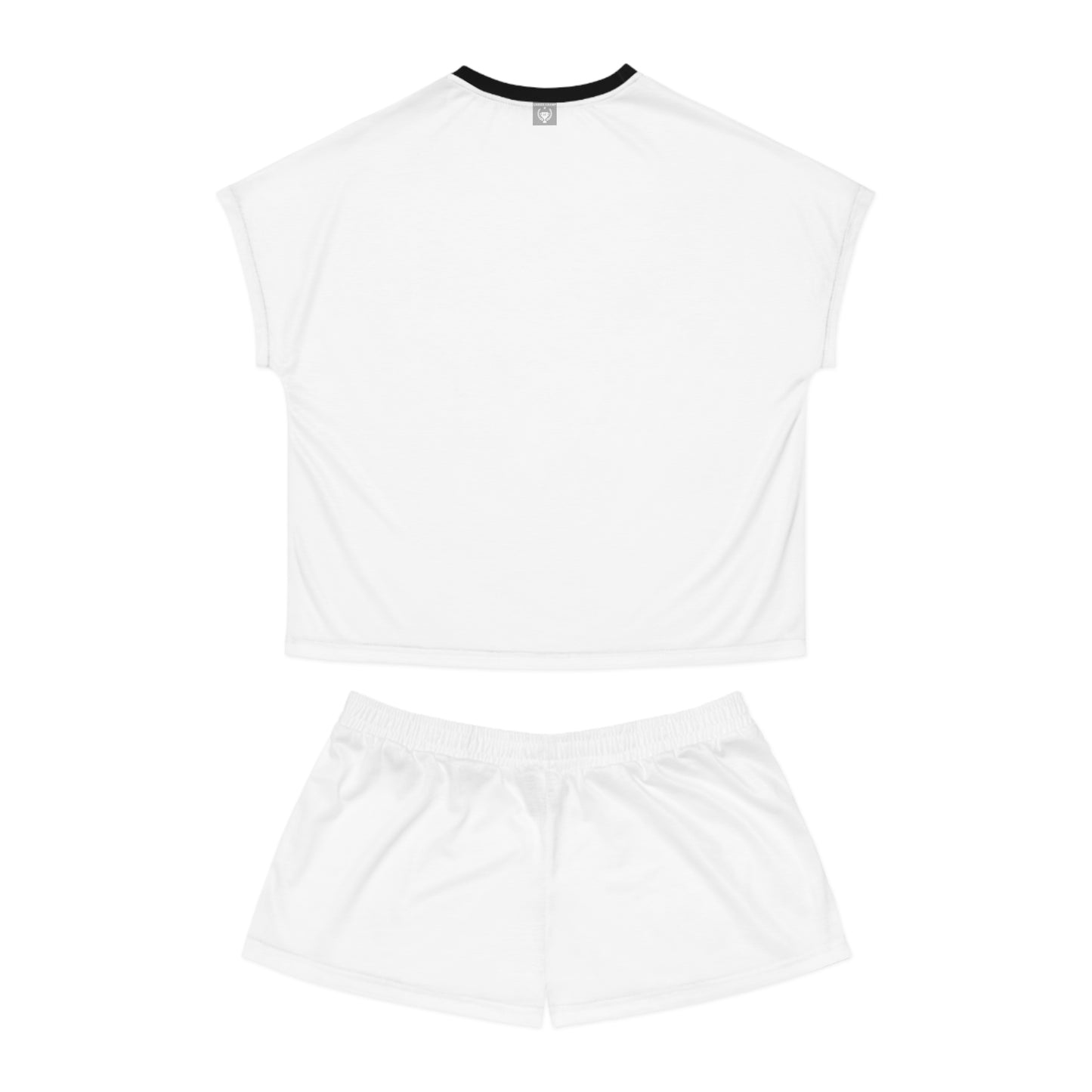 Blue and Gold Africa Short Pajama Set