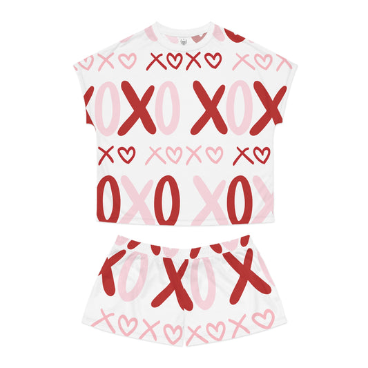 Women's XOXO Heart Pajama Set — Valentine’s Short Sleepwear