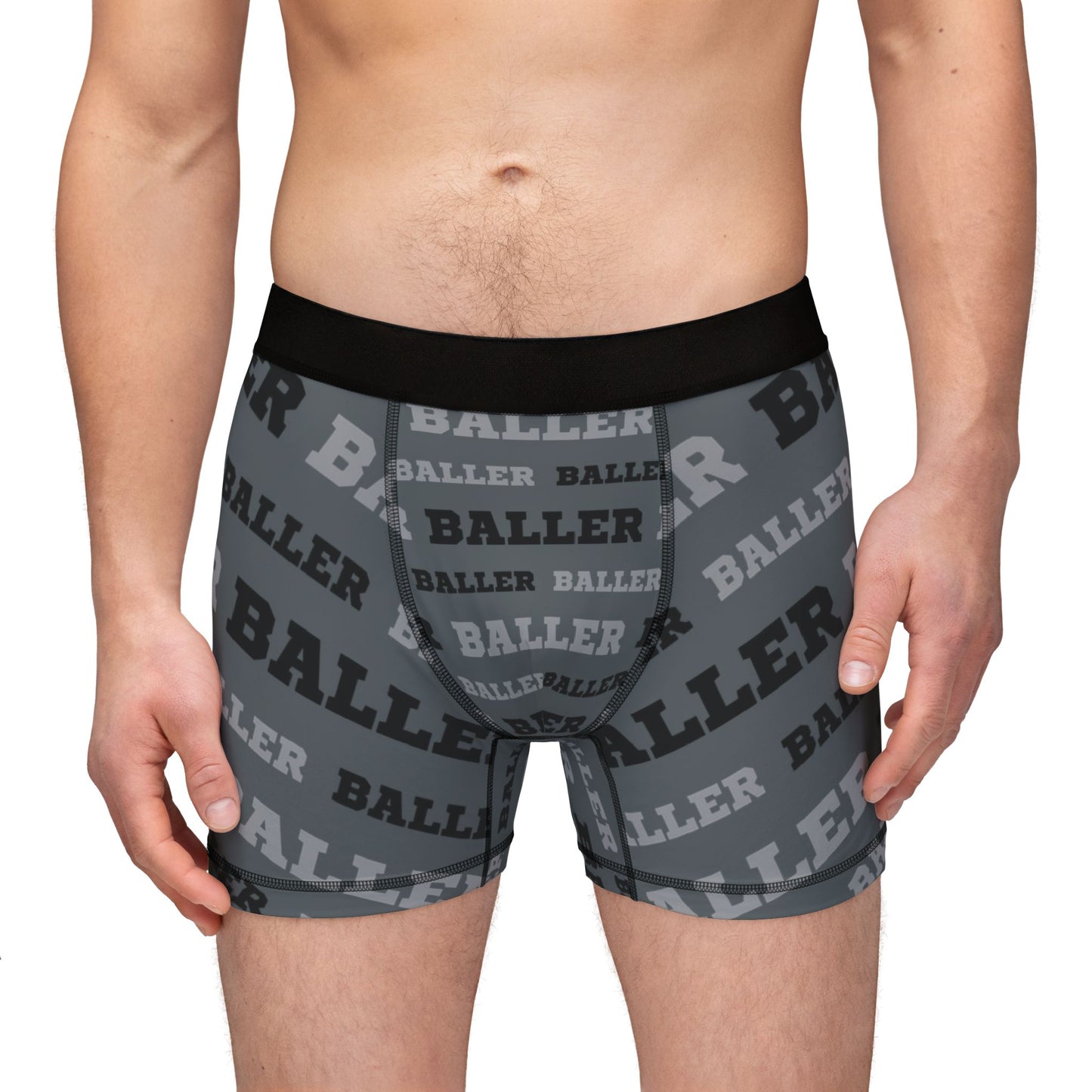 Baller Boxers - Gray