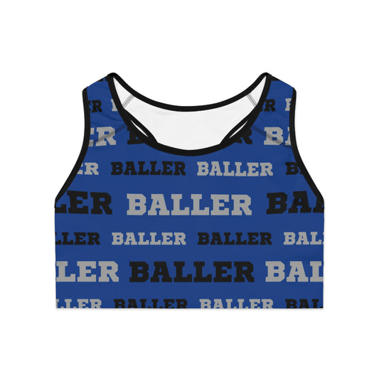 Baller Sports Bra - Blue
