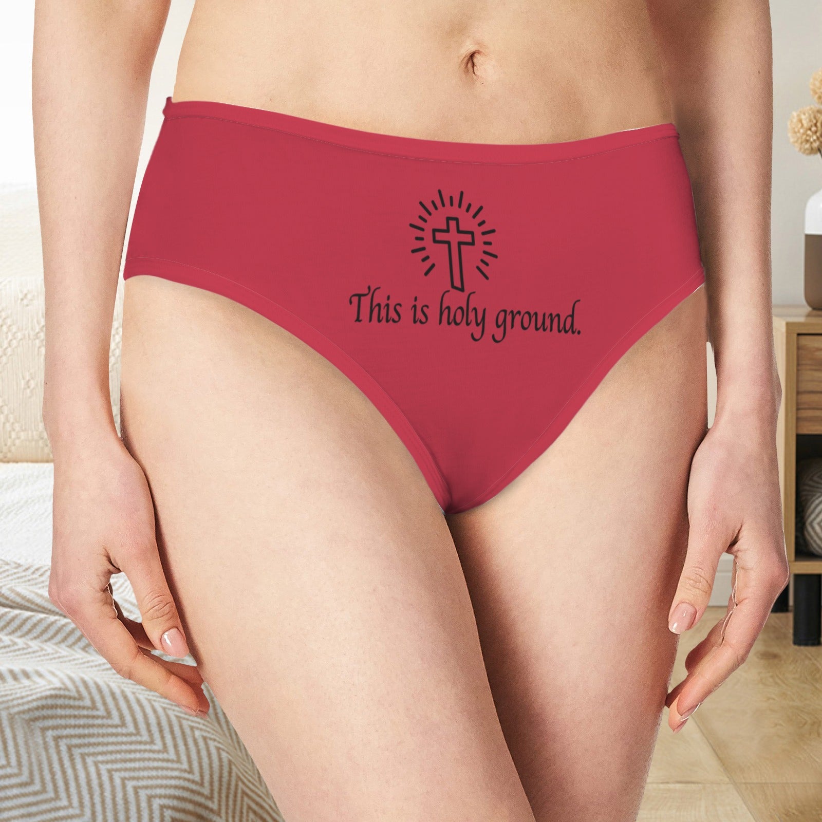 This is Holy Ground Panties - Red
