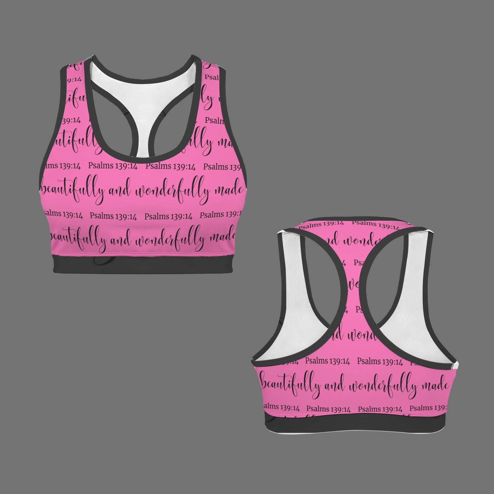 Beautifully and Wonderfully Made Sports Bra