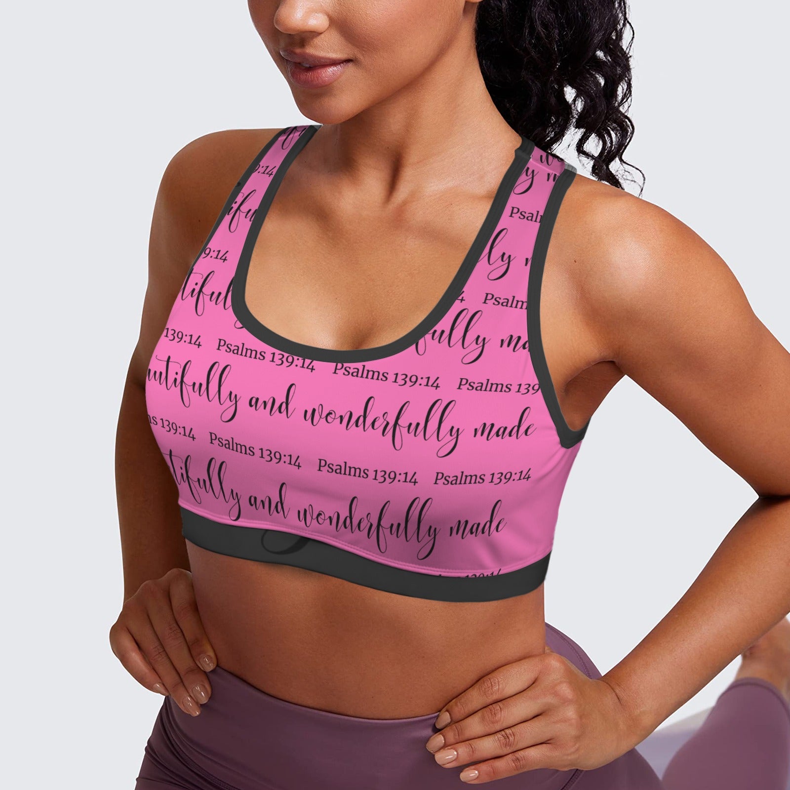 Beautifully and Wonderfully Made Sports Bra