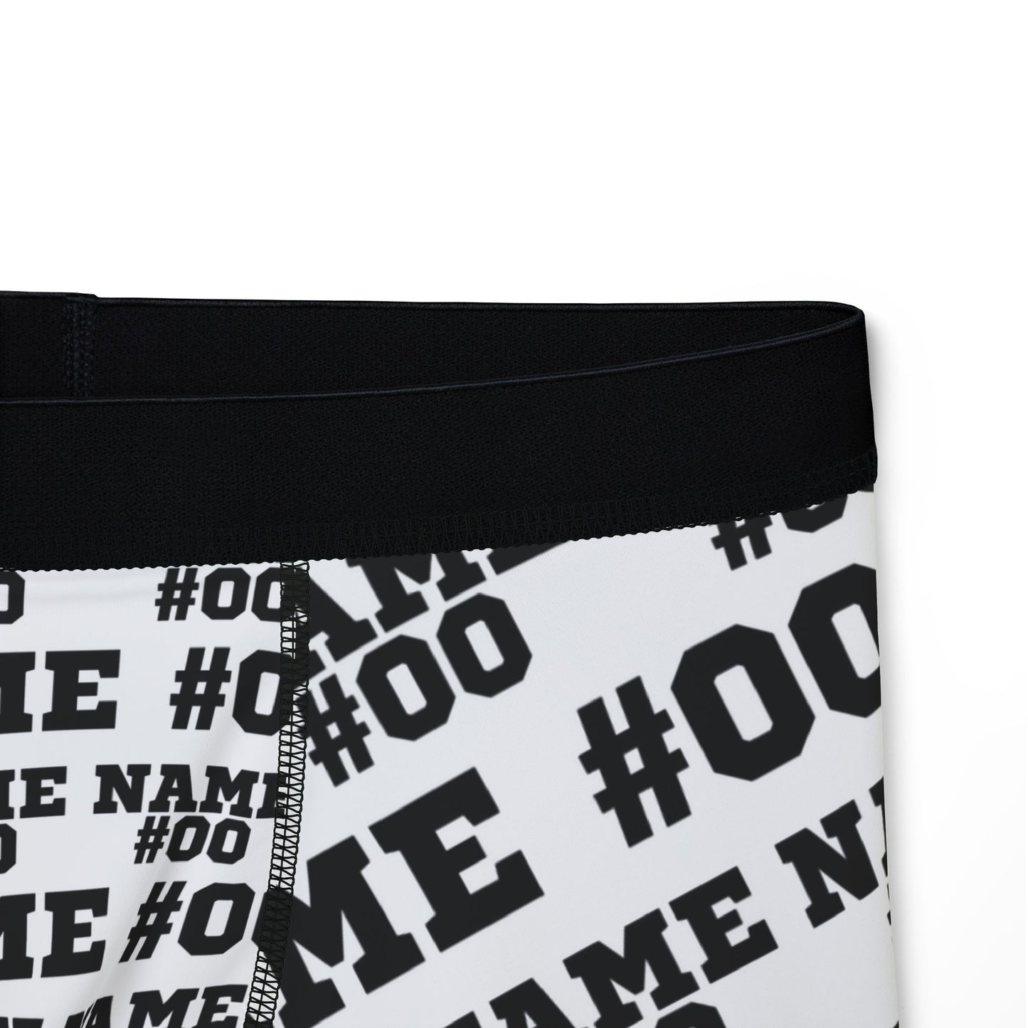 Customizable Name and Number Boxers