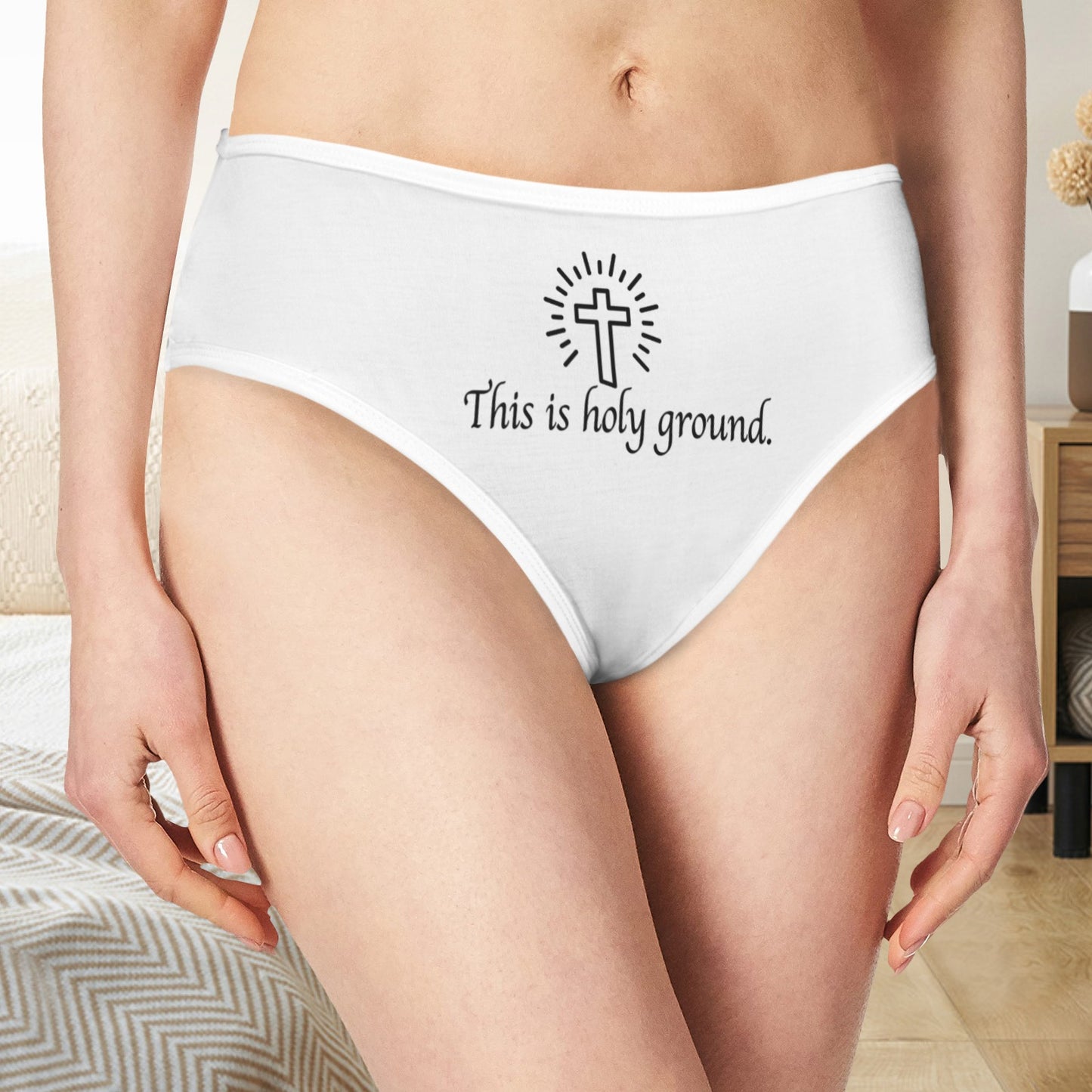 This is Holy Ground Panties - White