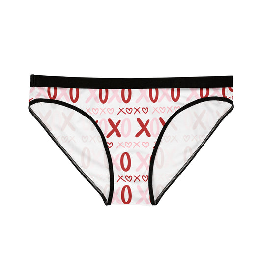 Women's Bikini Underwear — XOXO Valentine Pattern