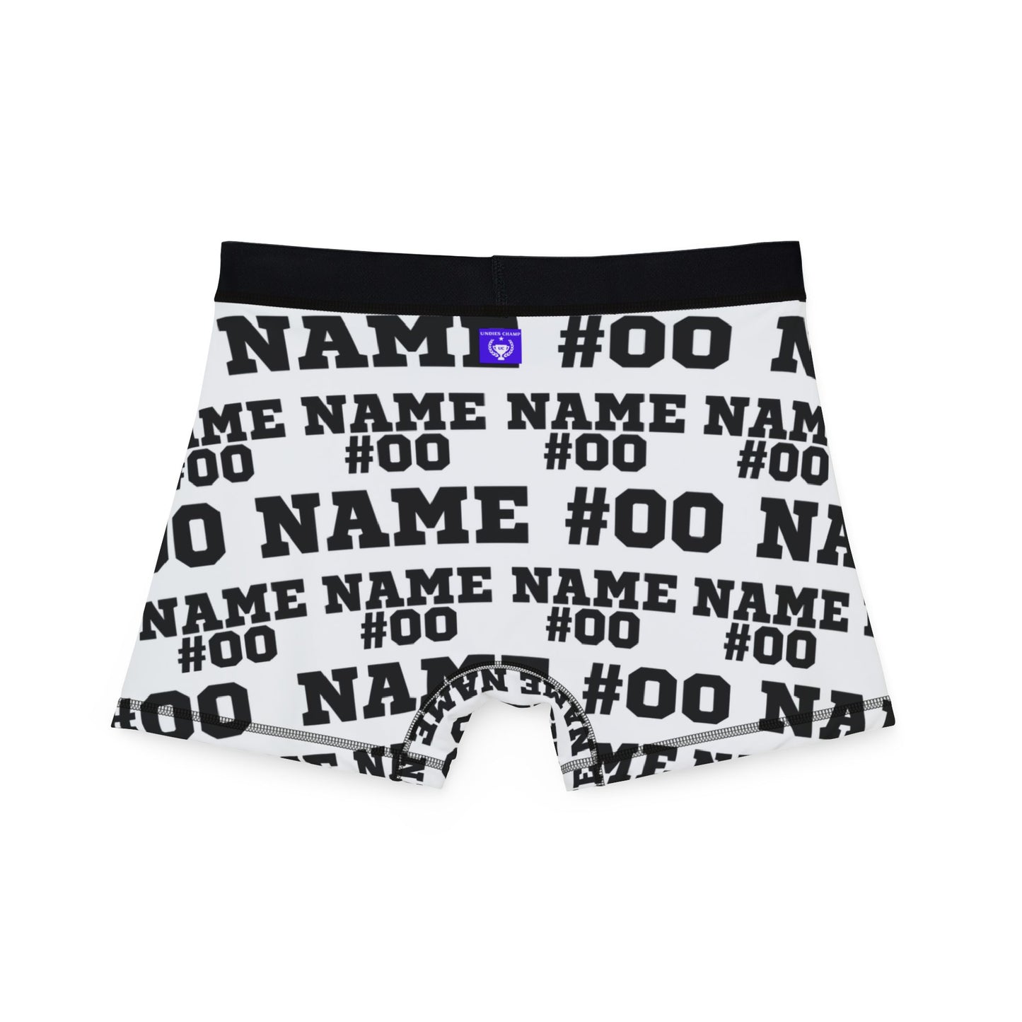 Customizable Name and Number Boxers