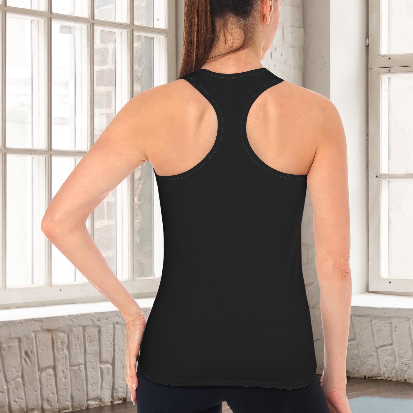Down for Whateva Racerback Tank Top