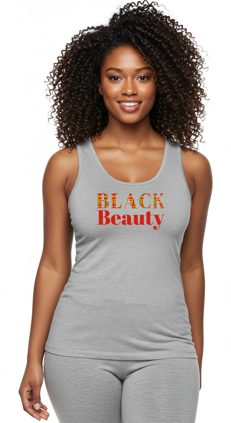 Black Beauty Racerback Tank Top