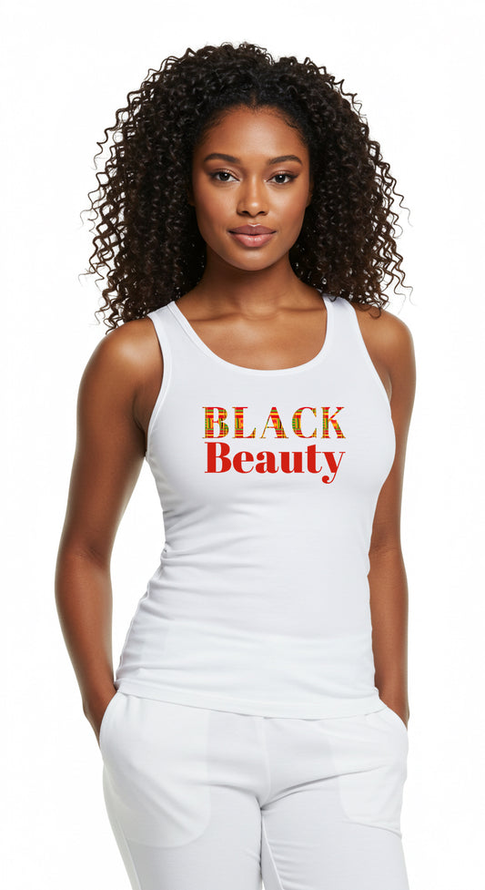 Black Beauty Racerback Tank Top
