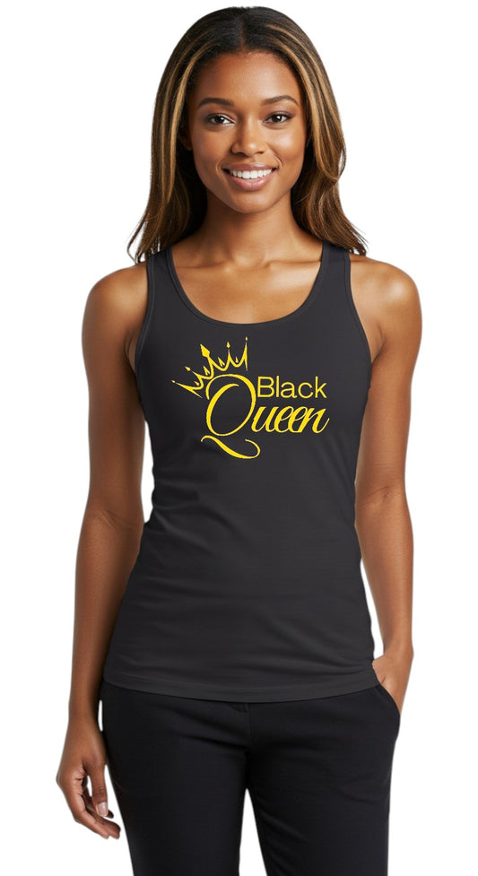 Black Queen Racerback Tank Top