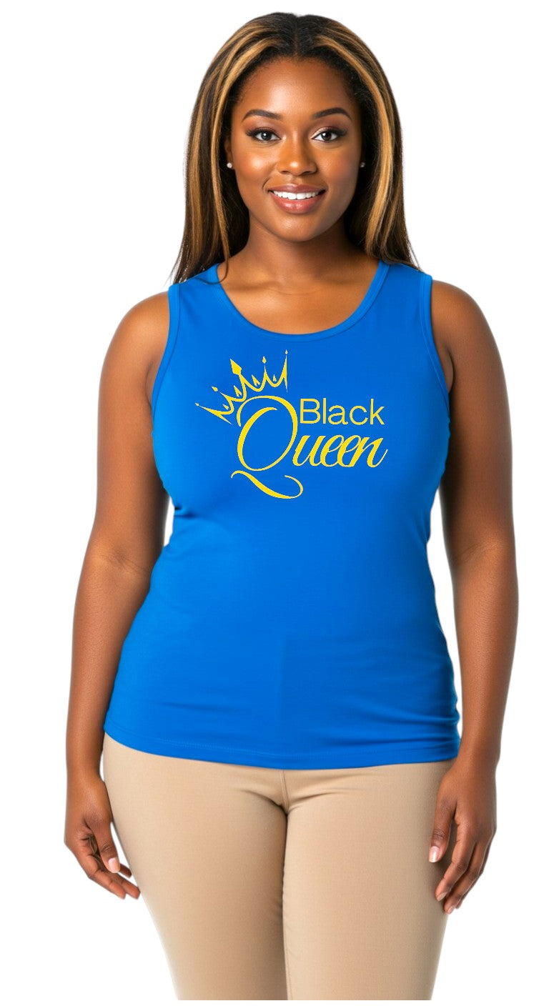 Black Queen Racerback Tank Top