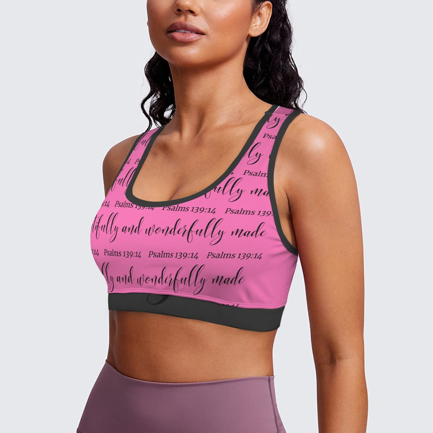 Beautifully and Wonderfully Made Sports Bra