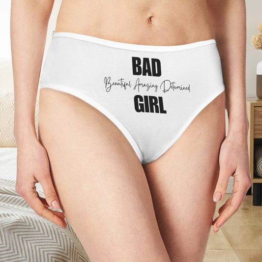 BAD Girl Panties - White