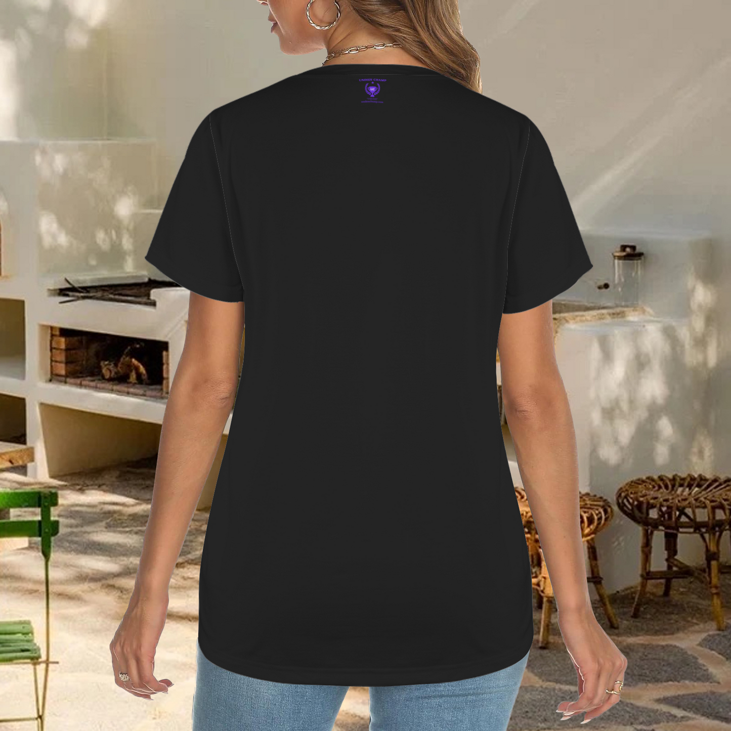 Abuse is Abuse Poly Tee (Black)