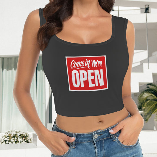 Open Tank Top - Black