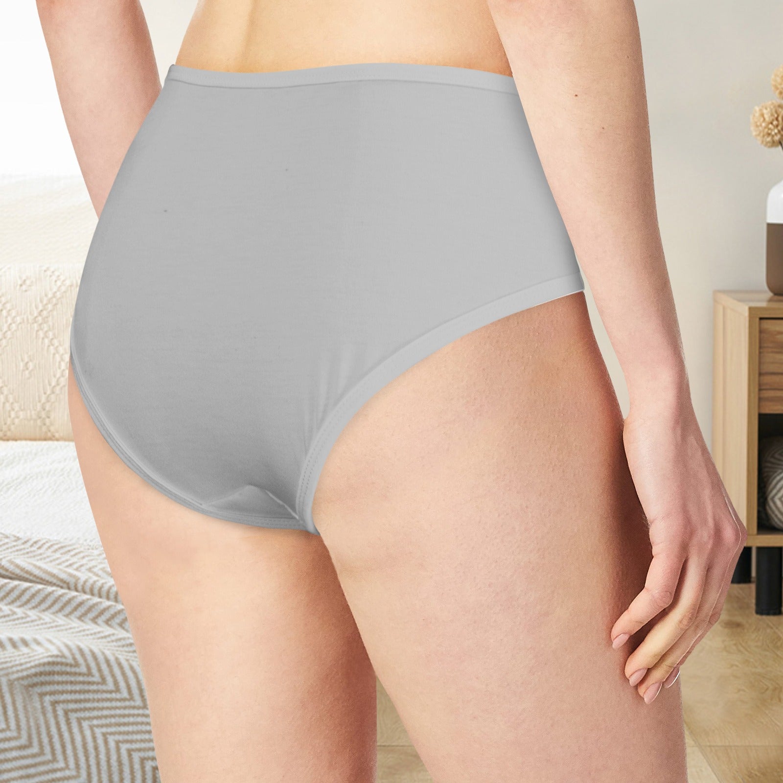 Strong and Smart Mid-Rise Panties - Gray