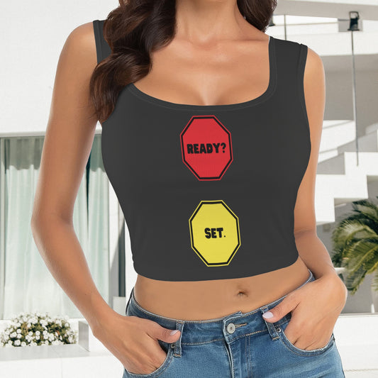 Ready Set Tank Top - Black