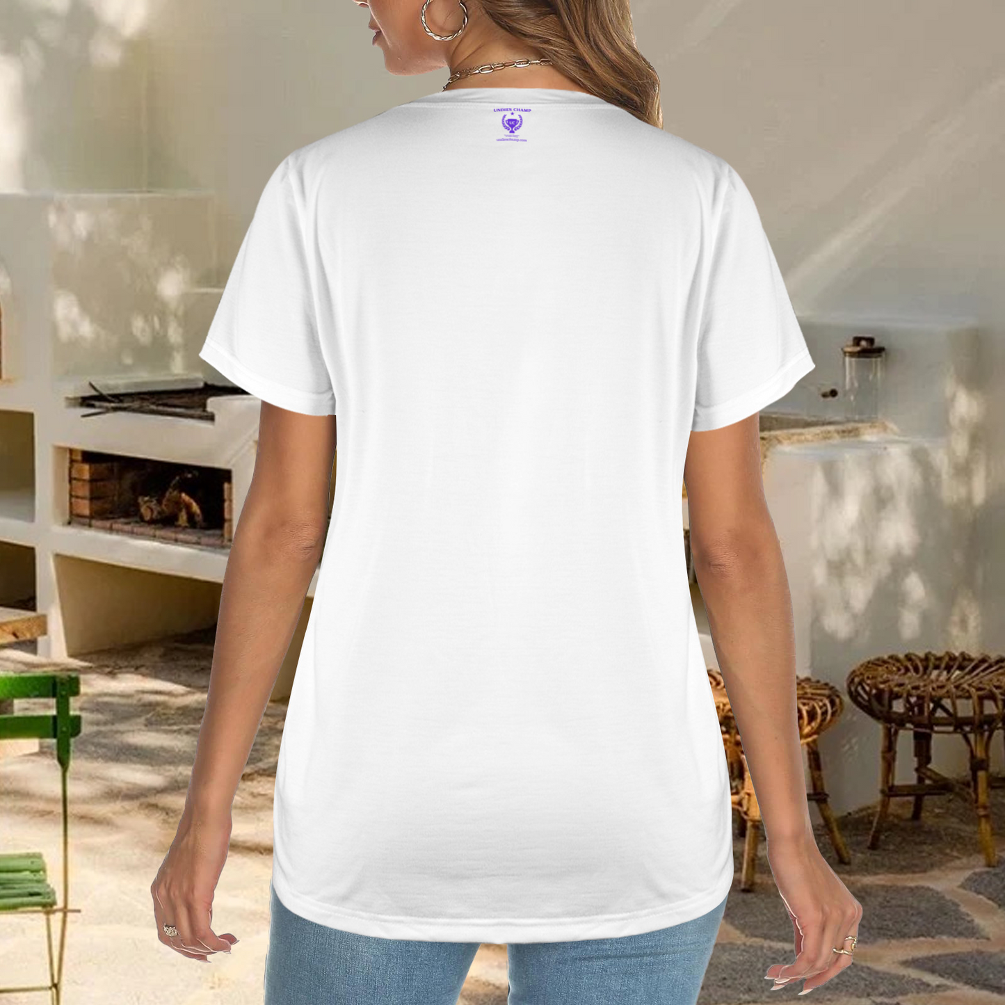 Abuse is Abuse Poly Tee (White)